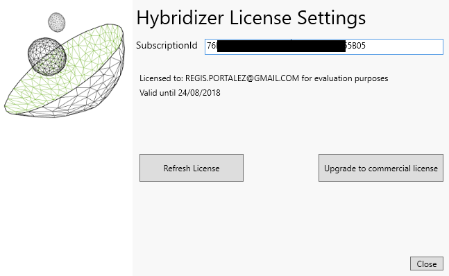 hybridizer valid license